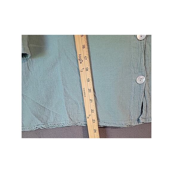 NWT Oh My Gauze Green Boho Set – Casual Cotton Top & Cropped Pants – Sizes 2 & 3 - Picture 8 of 12